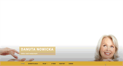 Desktop Screenshot of danutanowicka.pl