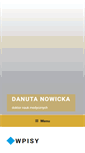 Mobile Screenshot of danutanowicka.pl
