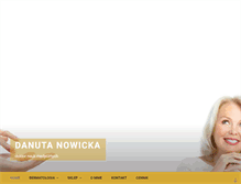 Tablet Screenshot of danutanowicka.pl